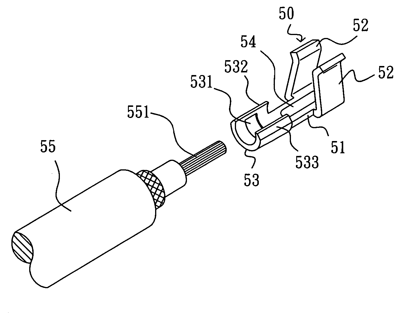 RF microwave connector for telecommunication