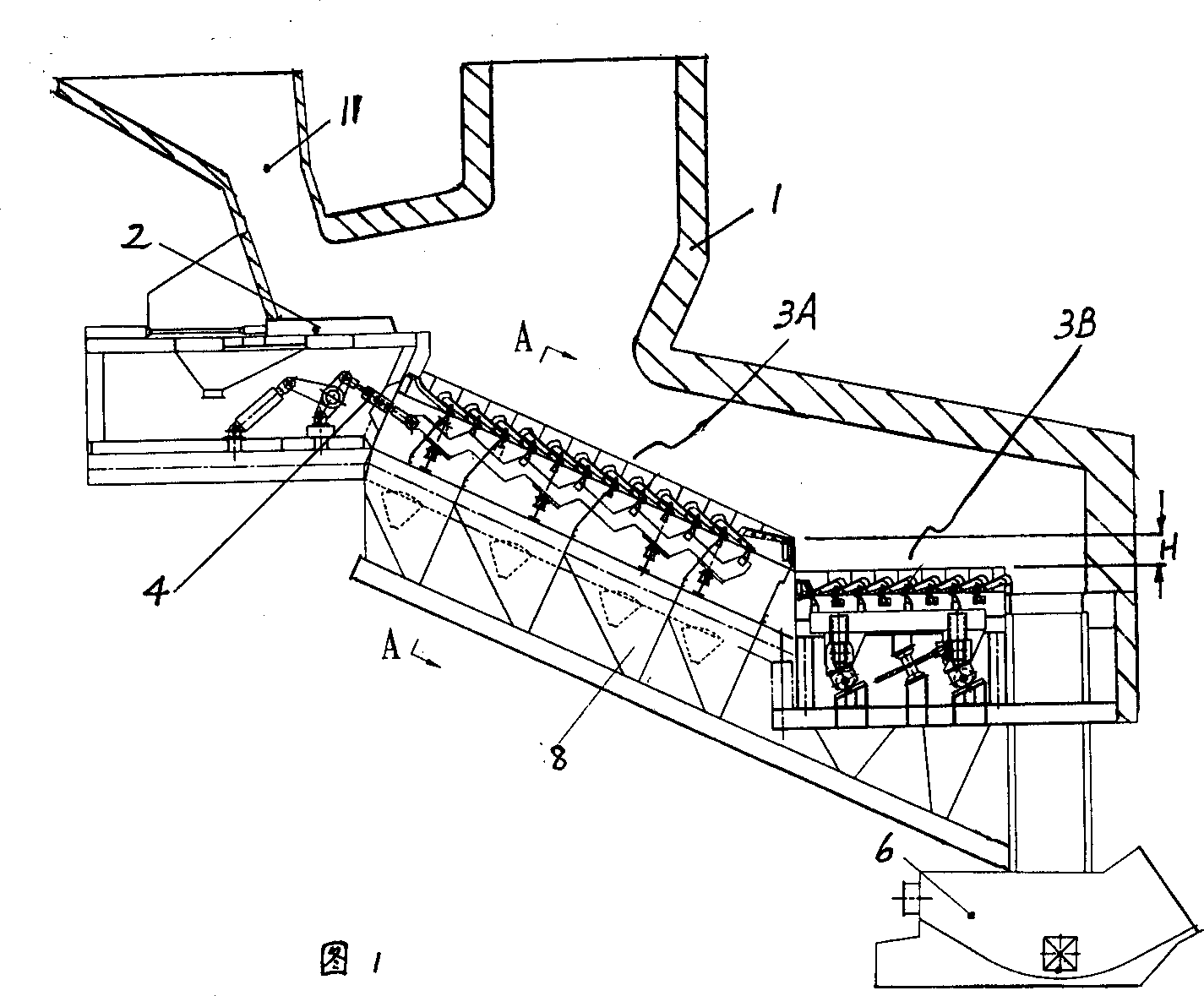 Domestic refuse incinerator