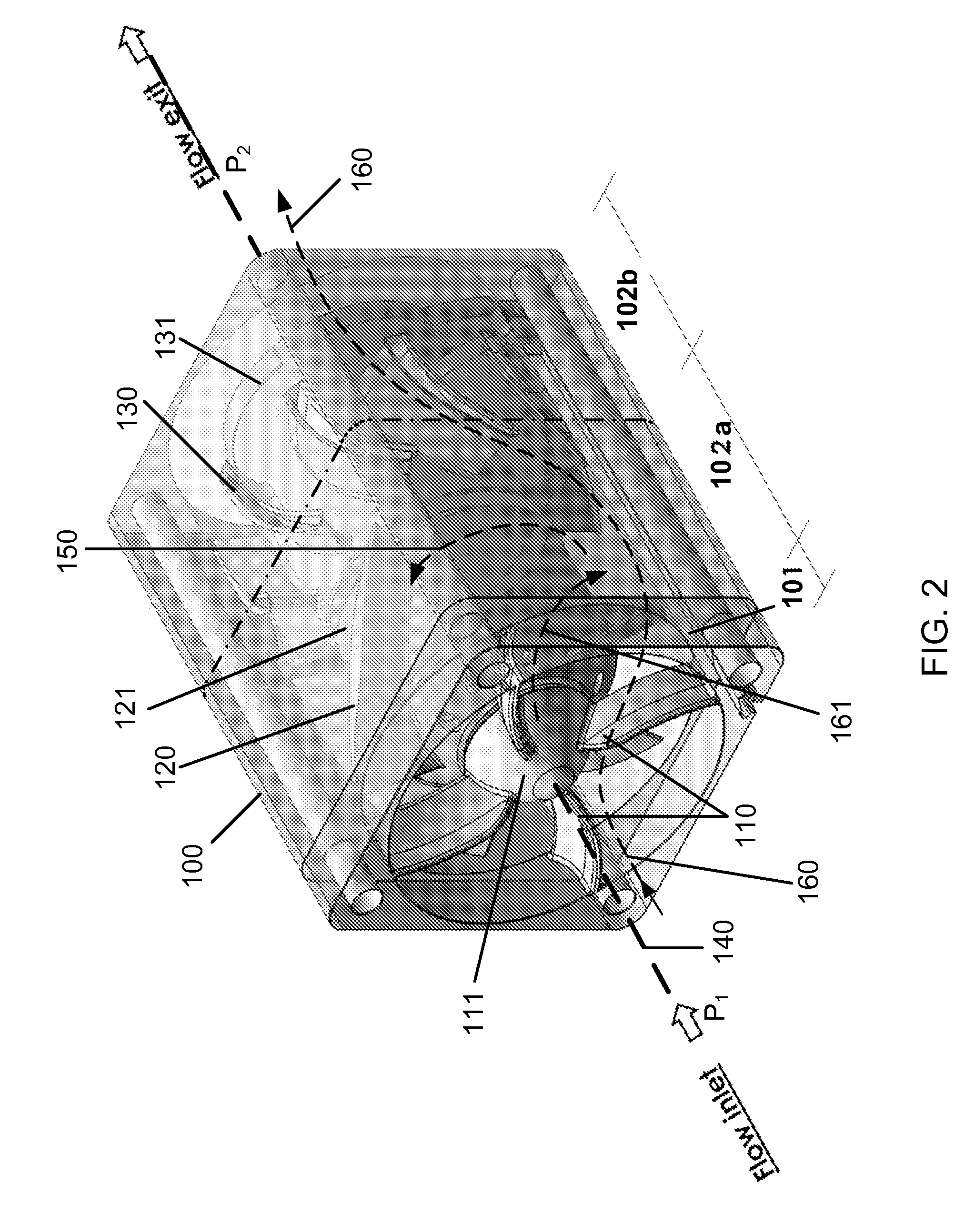 Ducted fan with inlet vanes and deswirl vanes