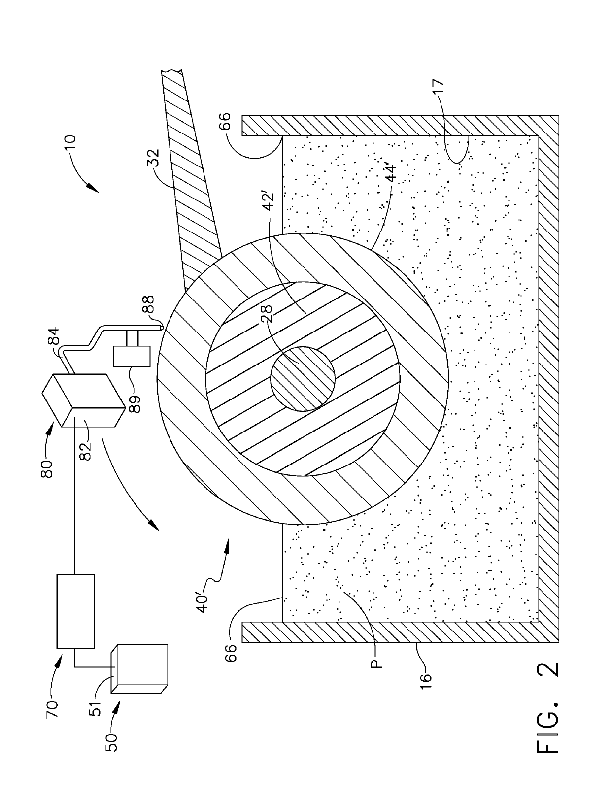 Additive machine utilizing rotational build surface