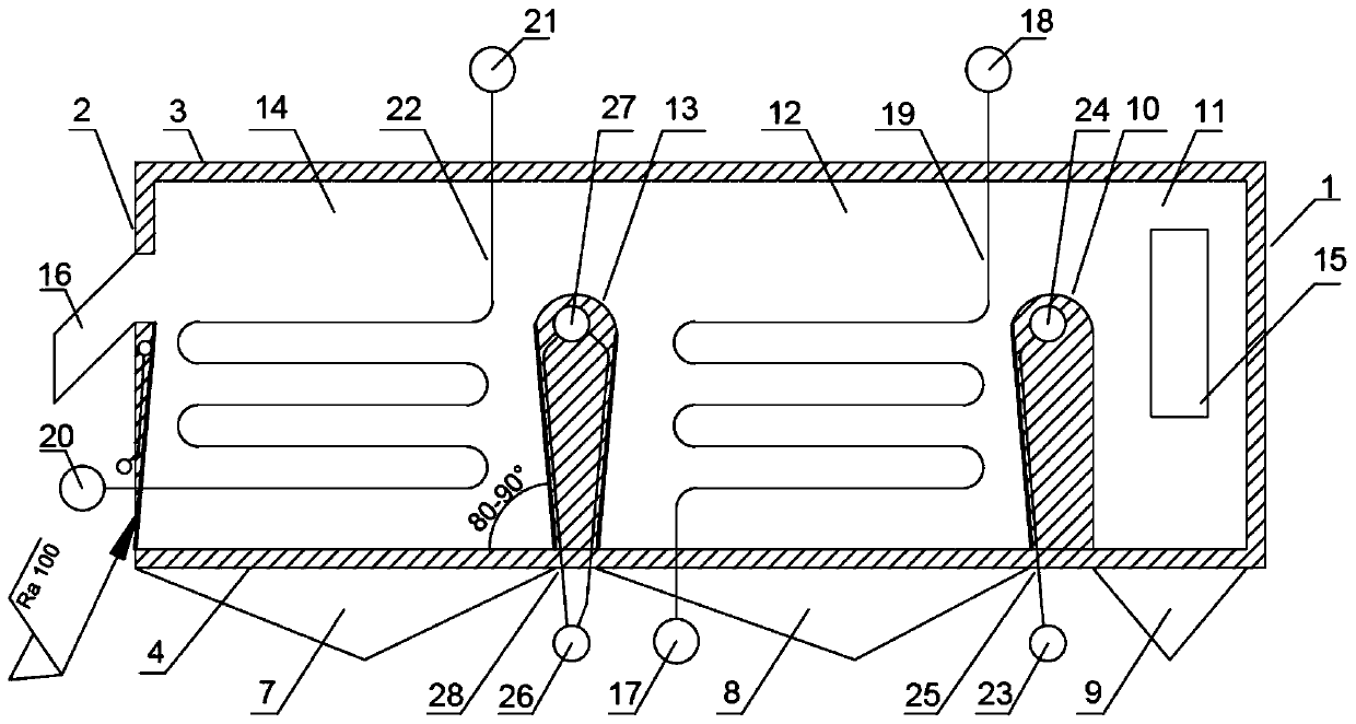 A circulating fluidized bed external heat exchanger to improve the heat transfer uniformity of gas-solid flow