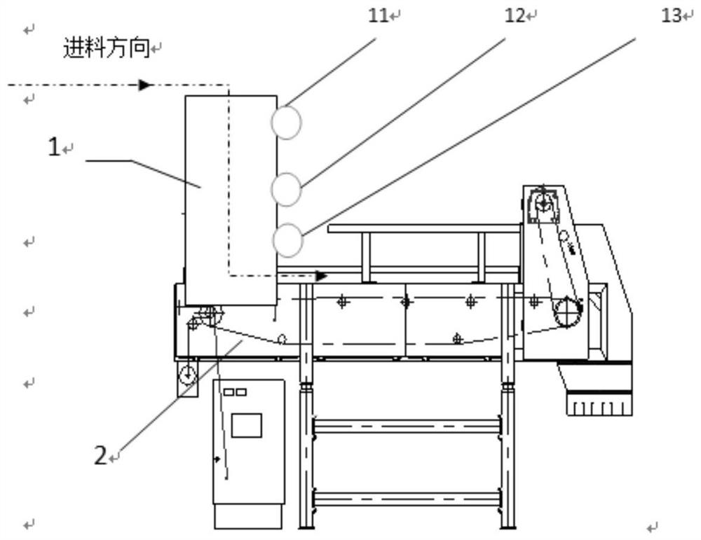 Electronic belt scale with pre-filling function