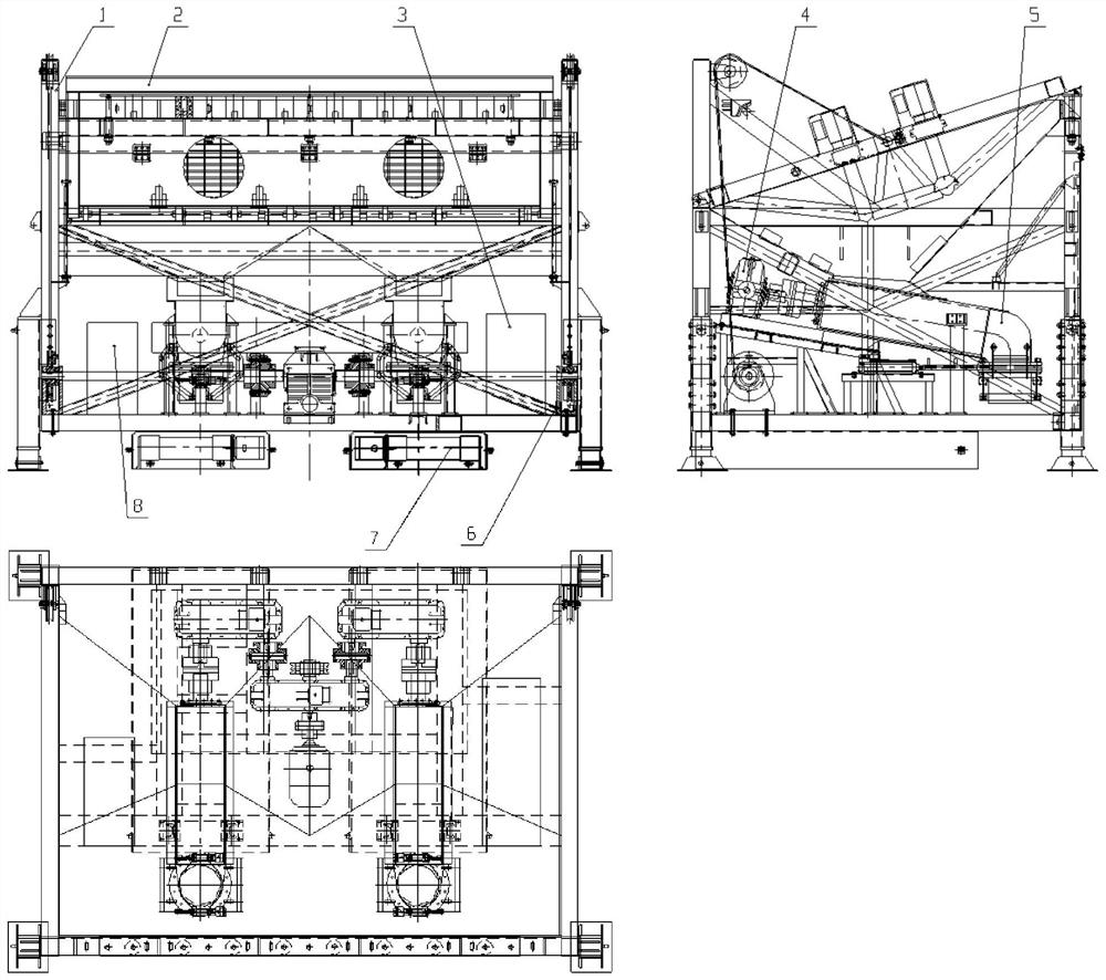 Mechanical sandbag automatic filling machine equipment