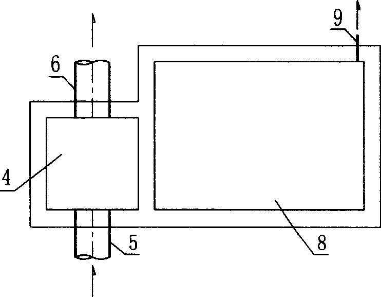 Integrated system for lakefront incipient rainwater collection, diffluence and ecological purification