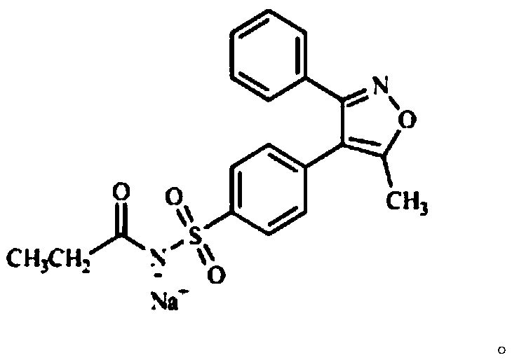 Liquid chromatography method for detecting parecoxib sodium and related substances in synthesis intermediate