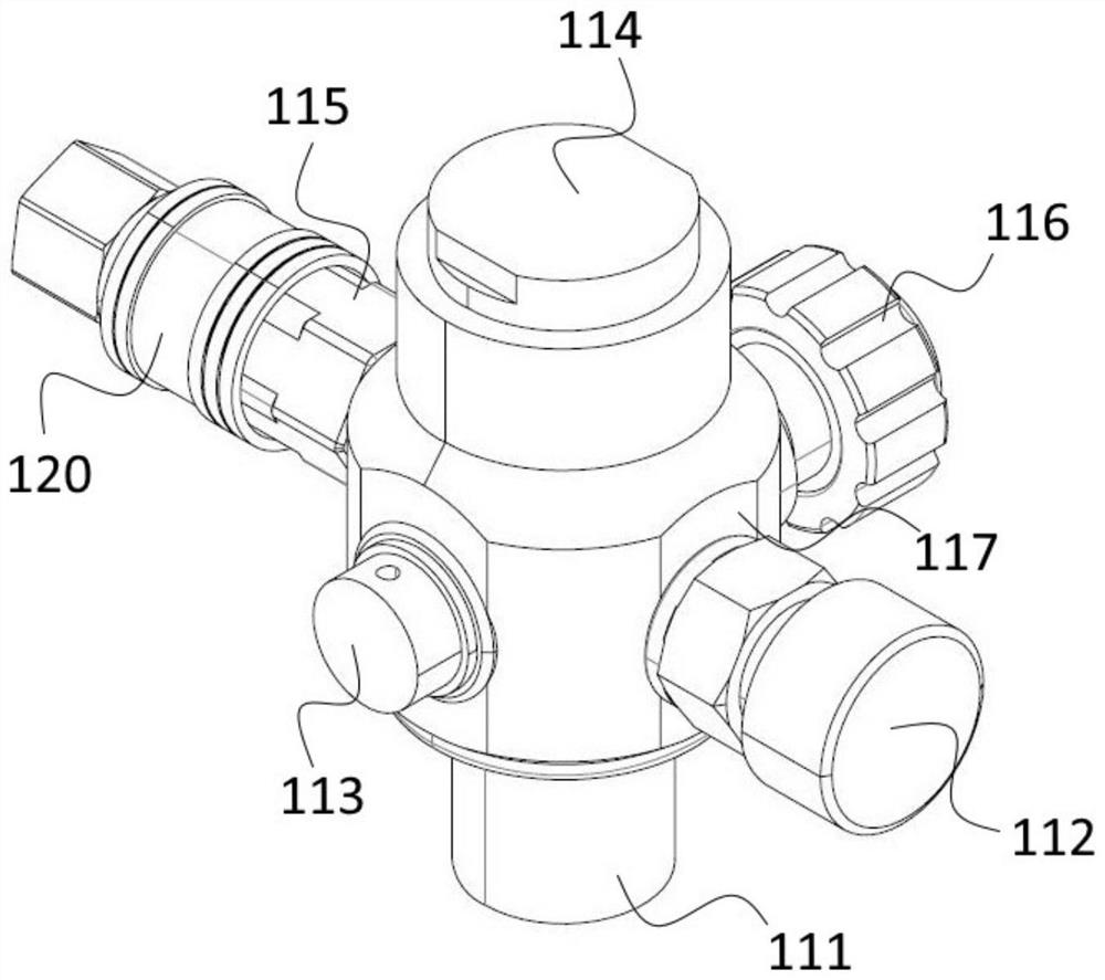 Multifunction low-pressure integrated valve and control method thereof