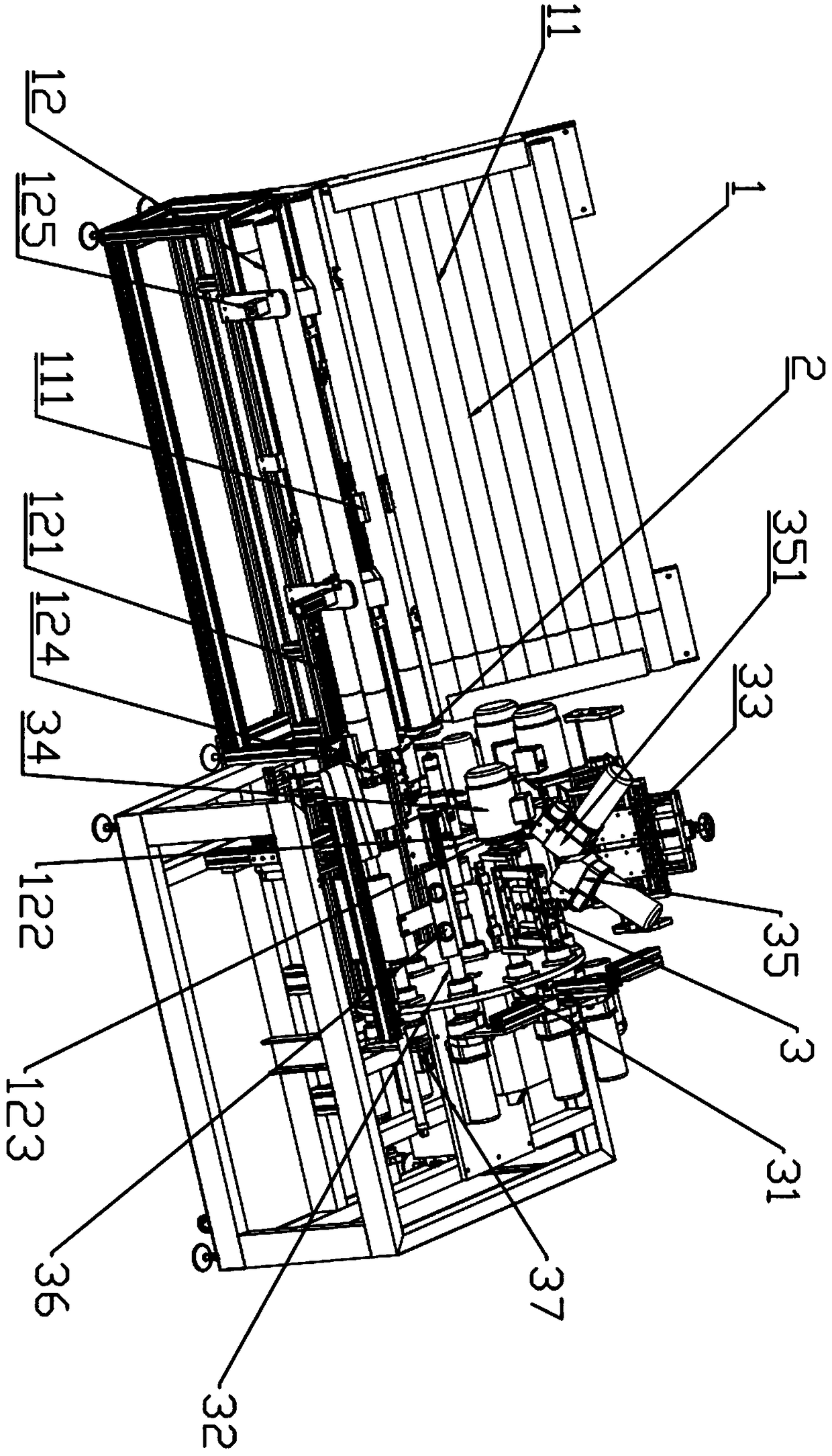 Roller cutting machining equipment