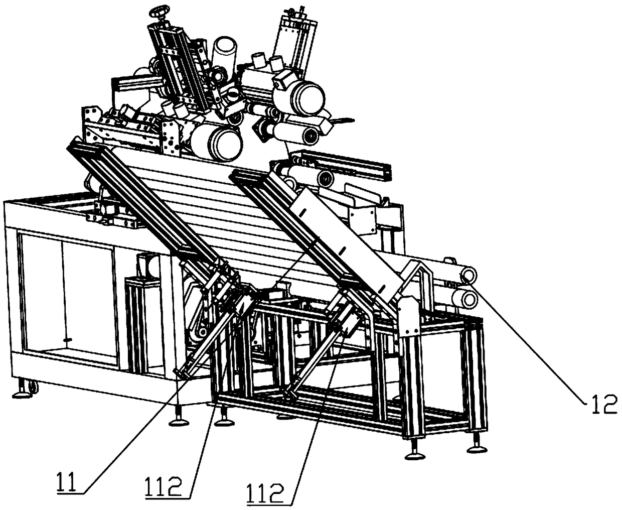 Roller cutting machining equipment