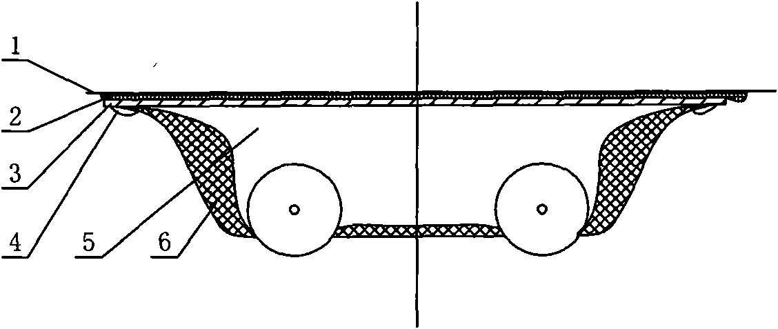 High-speed train abdomen rectifying device