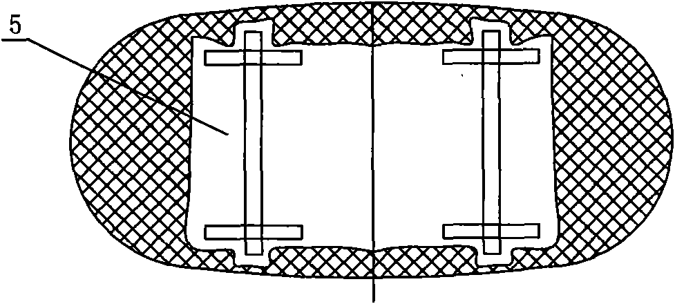 High-speed train abdomen rectifying device