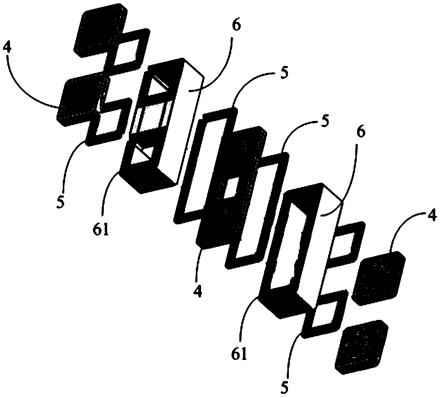 Integrated gas discharge tube and manufacturing method thereof