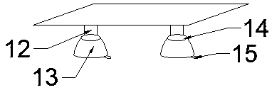 A glasses display stand for glass products