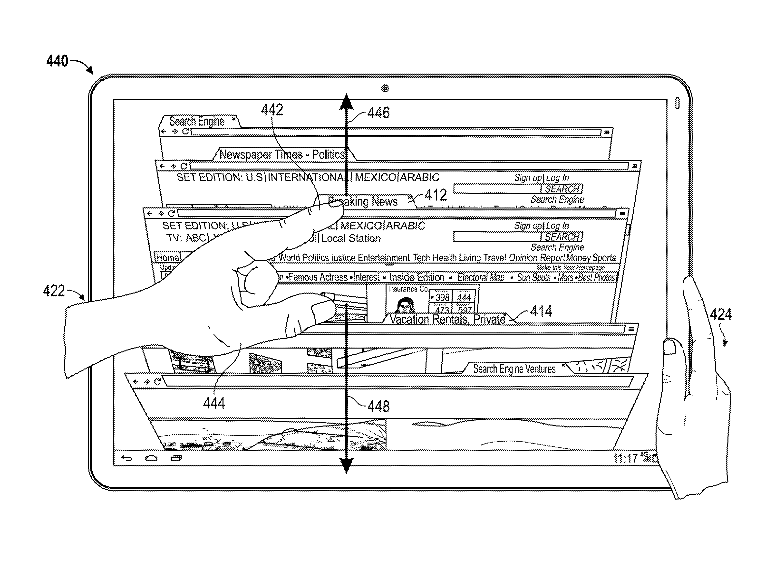 Window switching interface