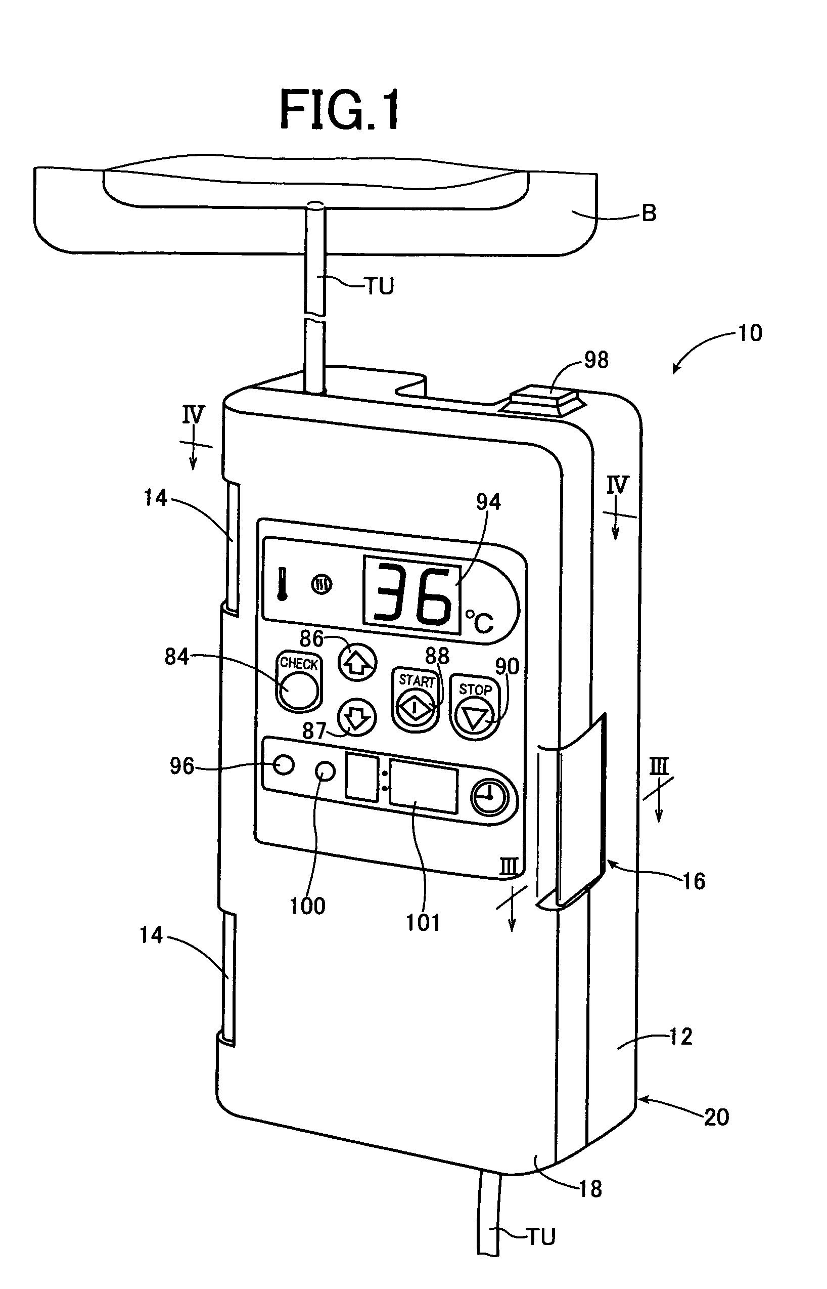 Infusion fluid heating apparatus