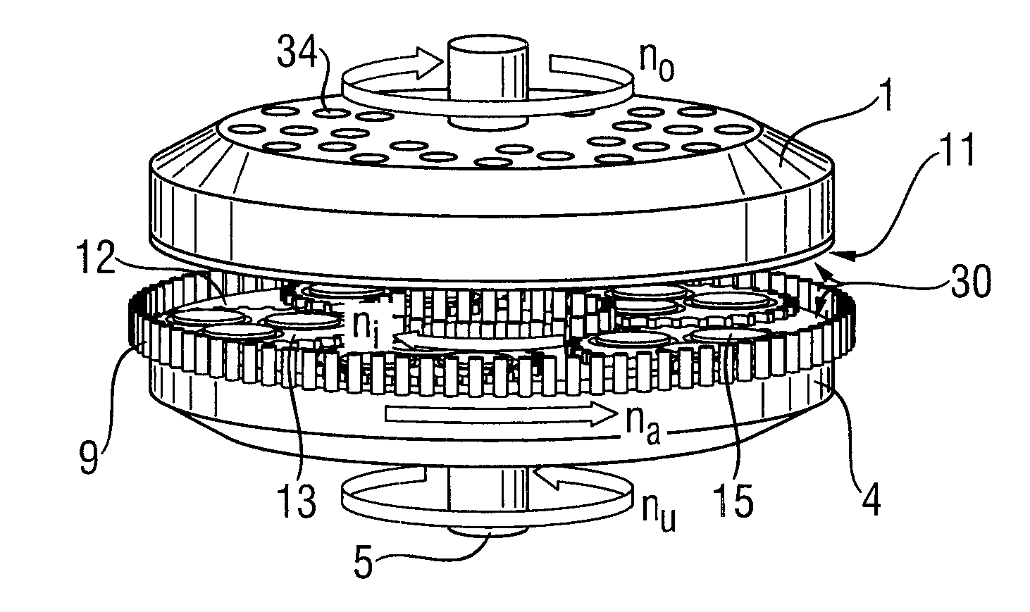 Method for the simultaneous double-side grinding of a plurality of semiconductor wafers