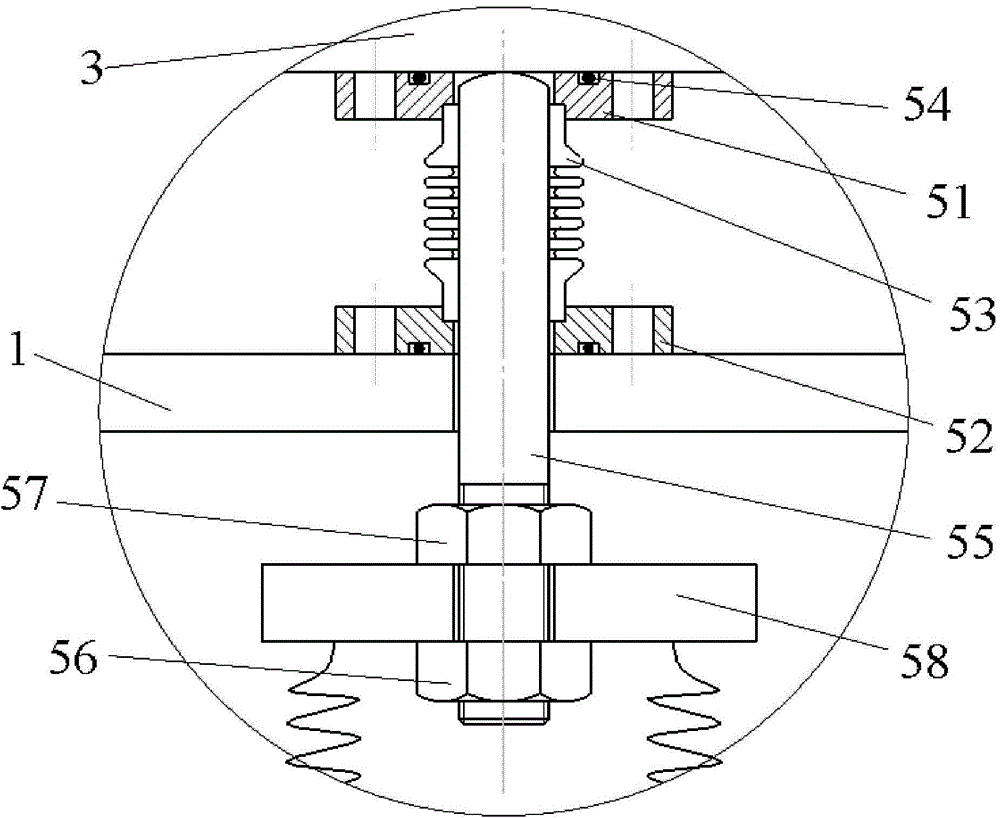 Mounting and adjusting device of extreme ultraviolet reflection lens