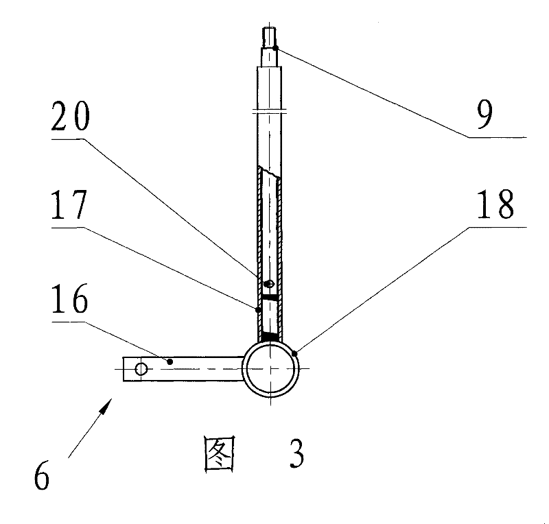 Half-feeding harvester feeding depth control mechanism