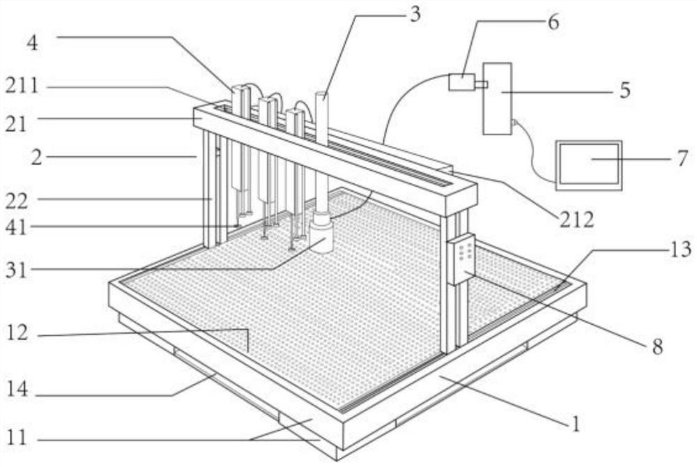 Quantitative test equipment, method and evaluation method for mattress fit degree