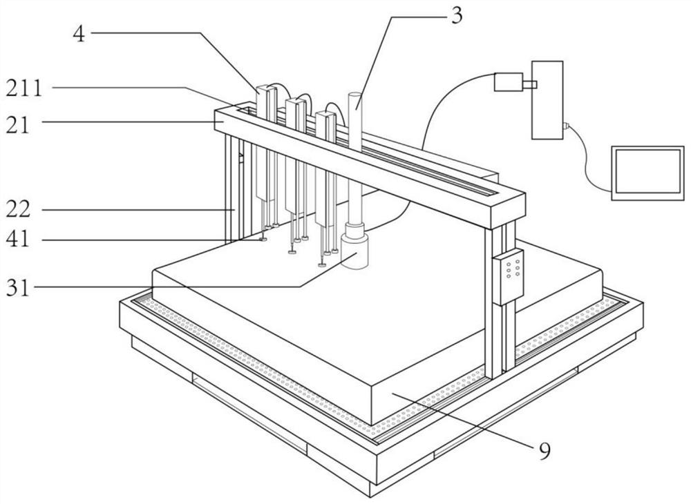 Quantitative test equipment, method and evaluation method for mattress fit degree