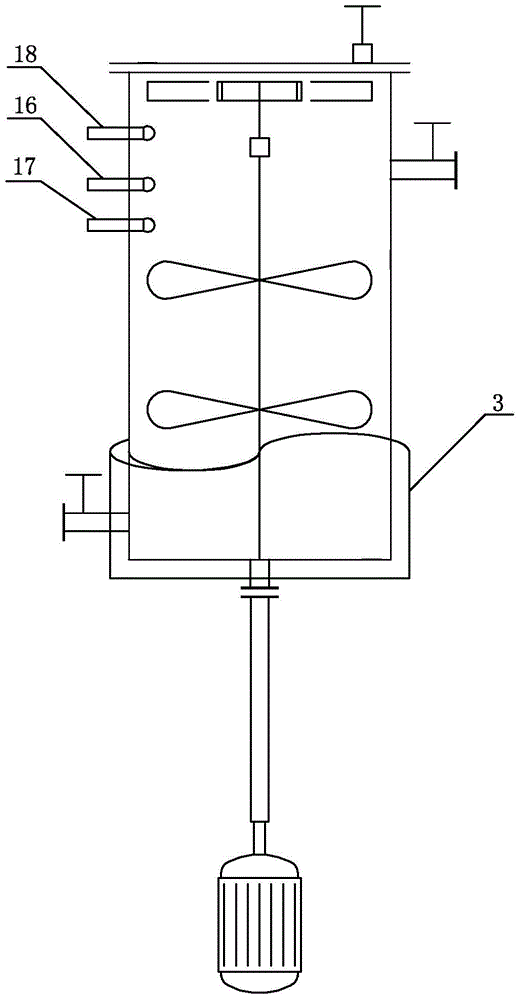 Livestock and poultry manure anaerobic fermentation device with biogas slurry reflux pipeline