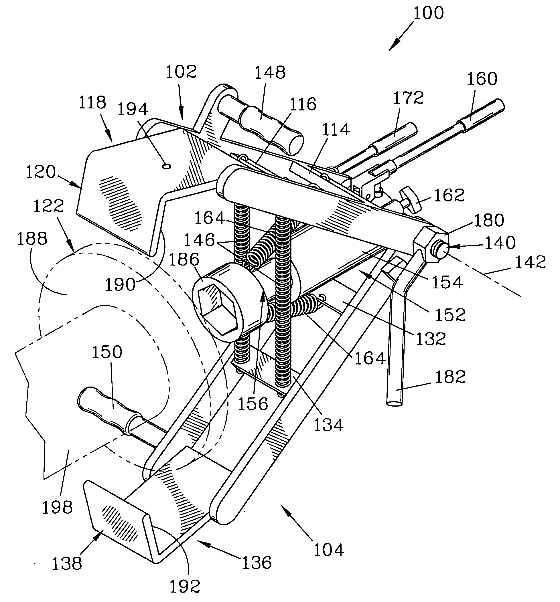 Brake rotor puller