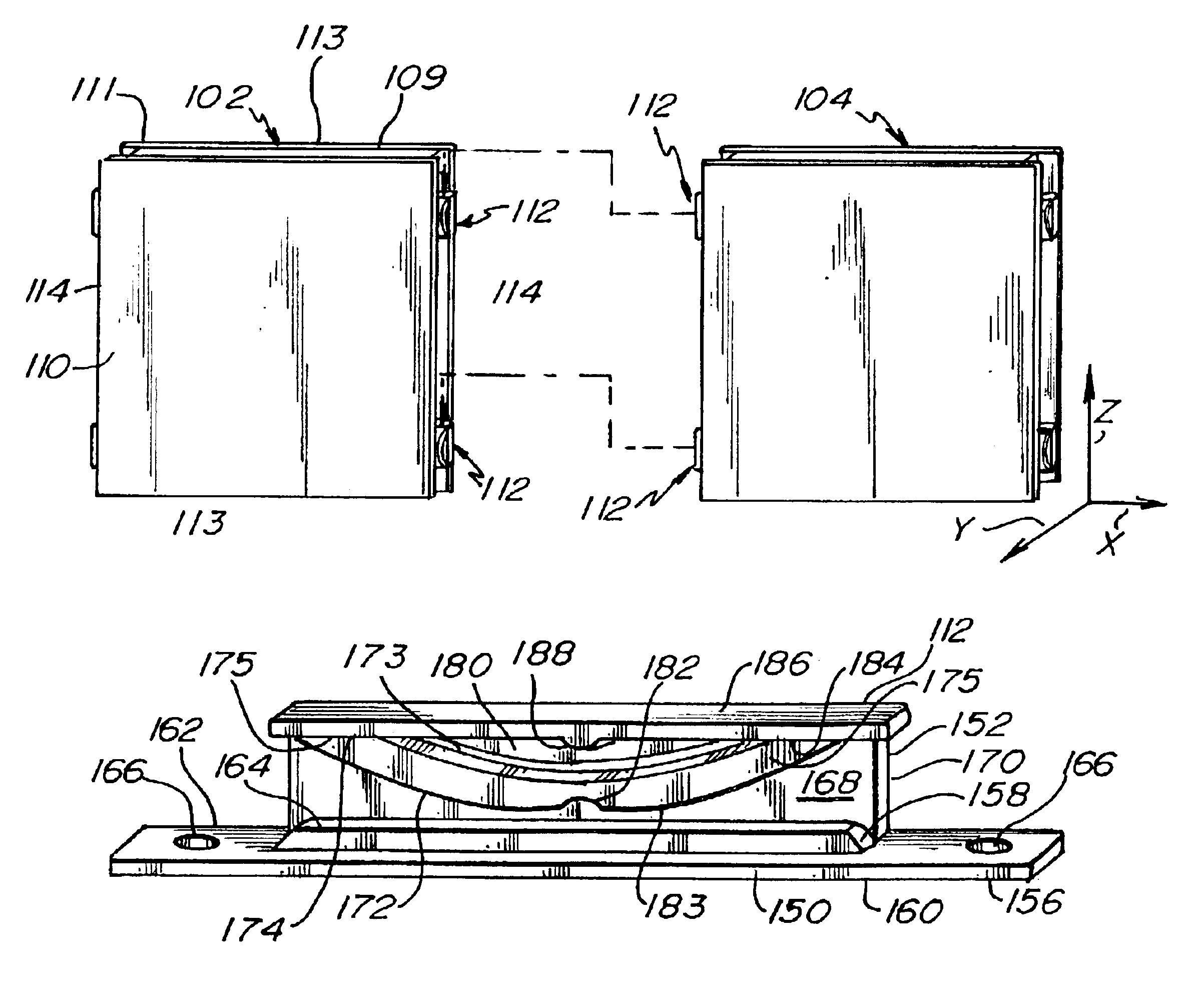 Panel connector system