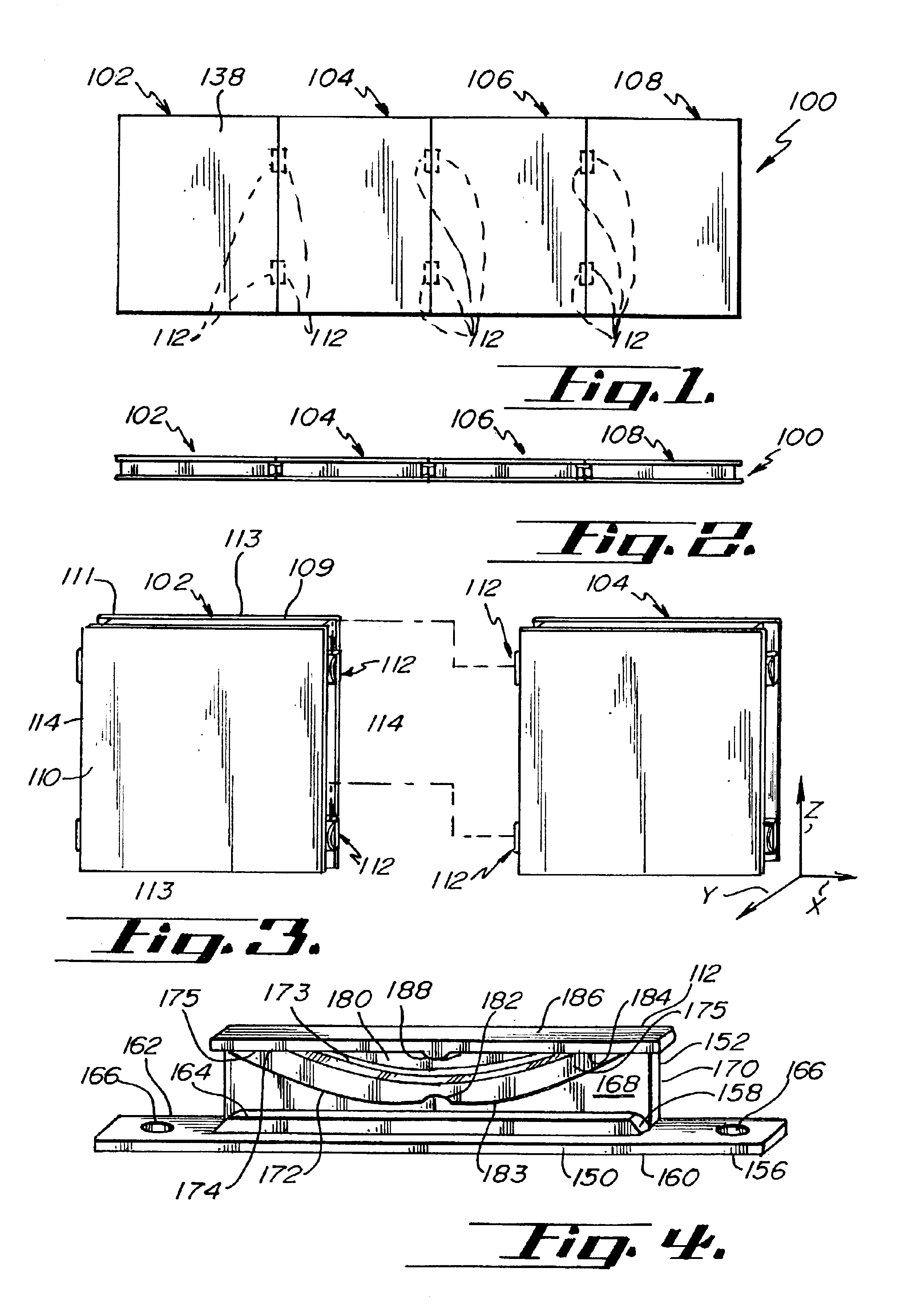 Panel connector system