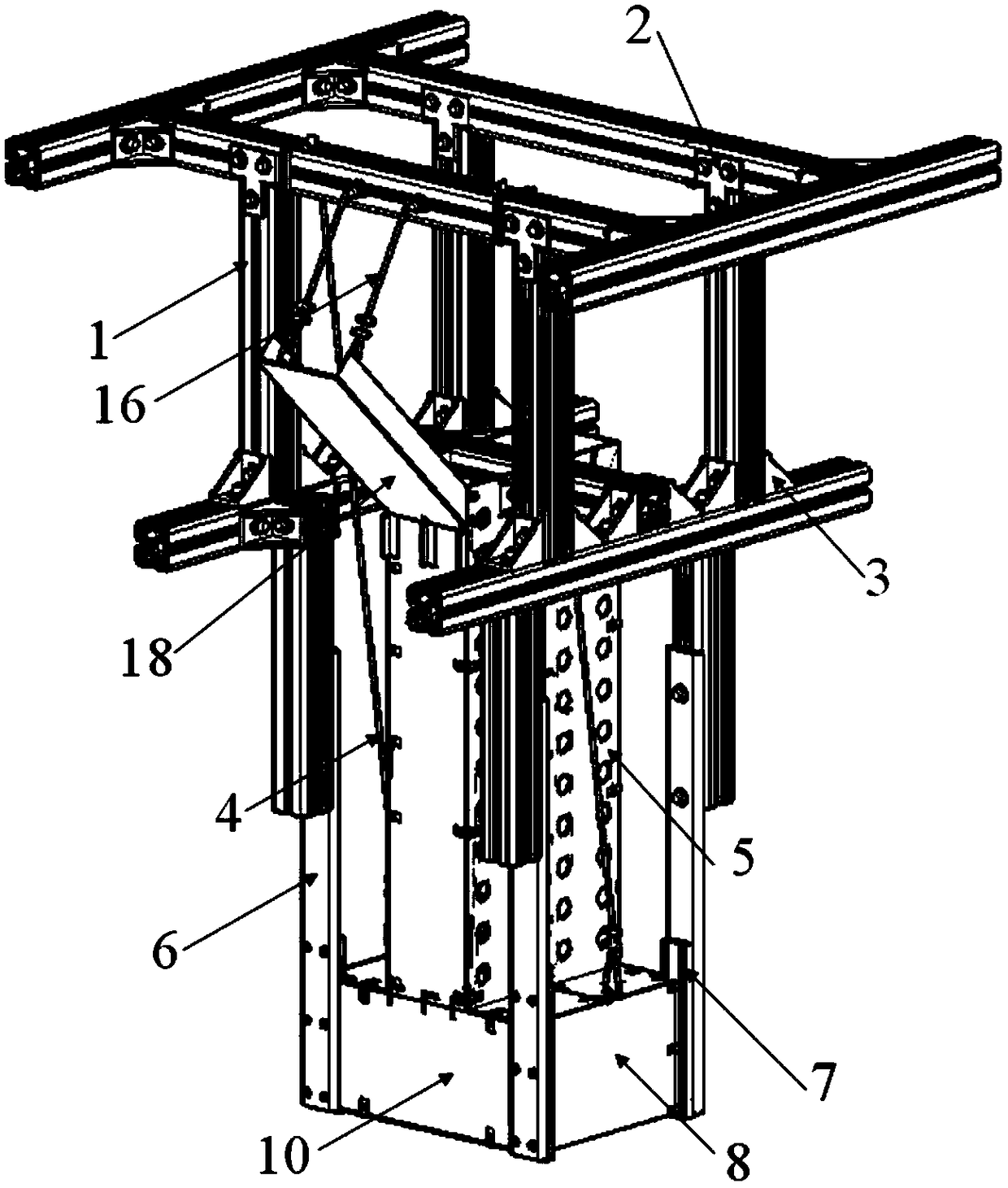 Broken ice releasing device