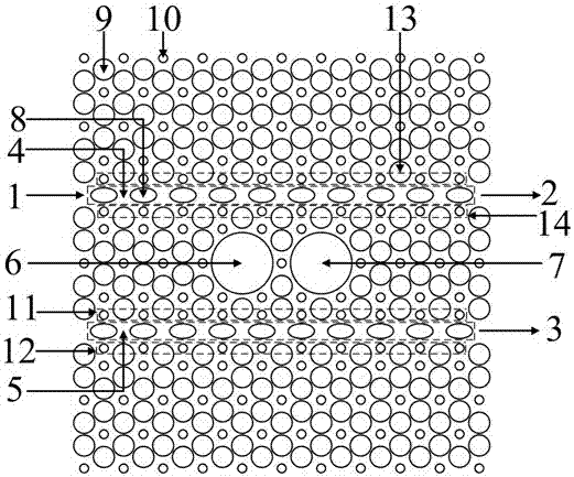 Terahertz wave polarizing beam splitter based on various dielectric pillar structures