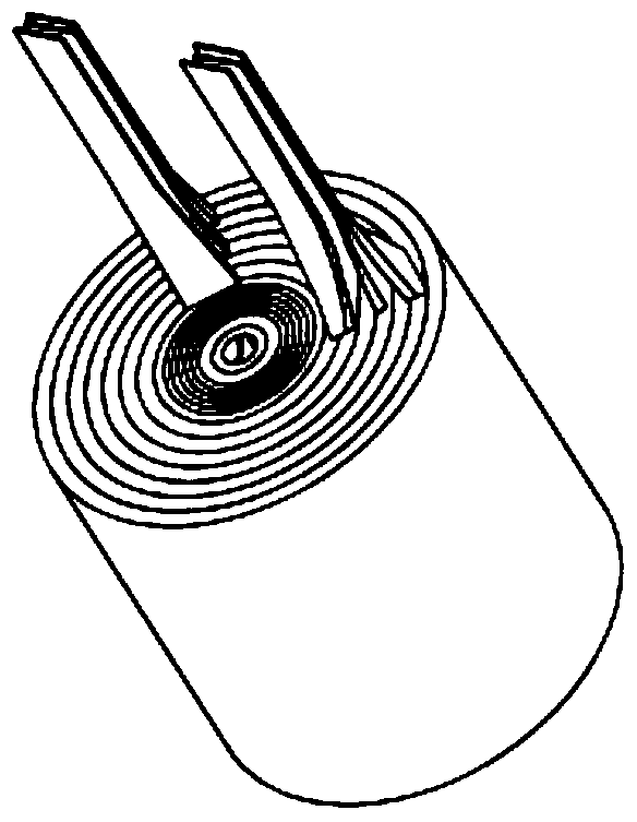 Capacitor core package lead puncture stripping assembly and its working method