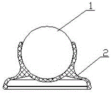 Medical image in-vitro positioning identification point with compatibility