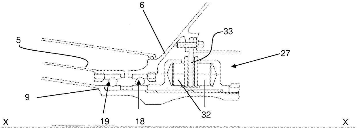 aircraft including turbine engines integrated into the rear fuselage