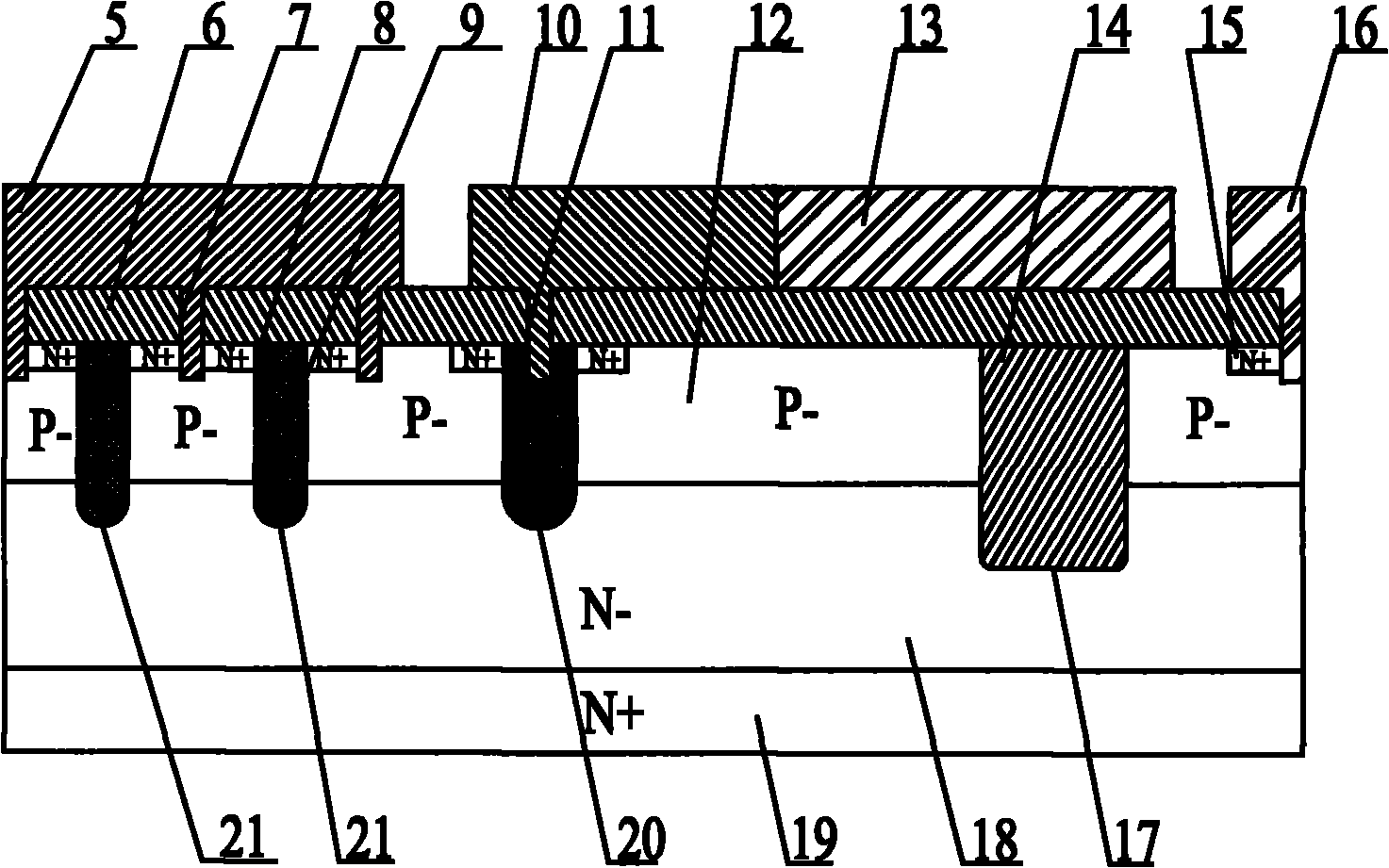 Semiconductor element with improved terminal and manufacturing method thereof