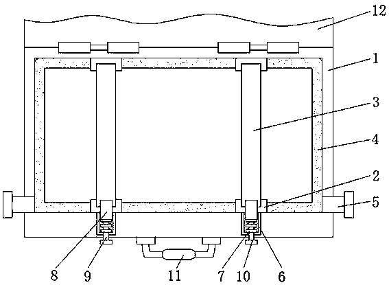 Storage box convenient to clean for medical detection equipment