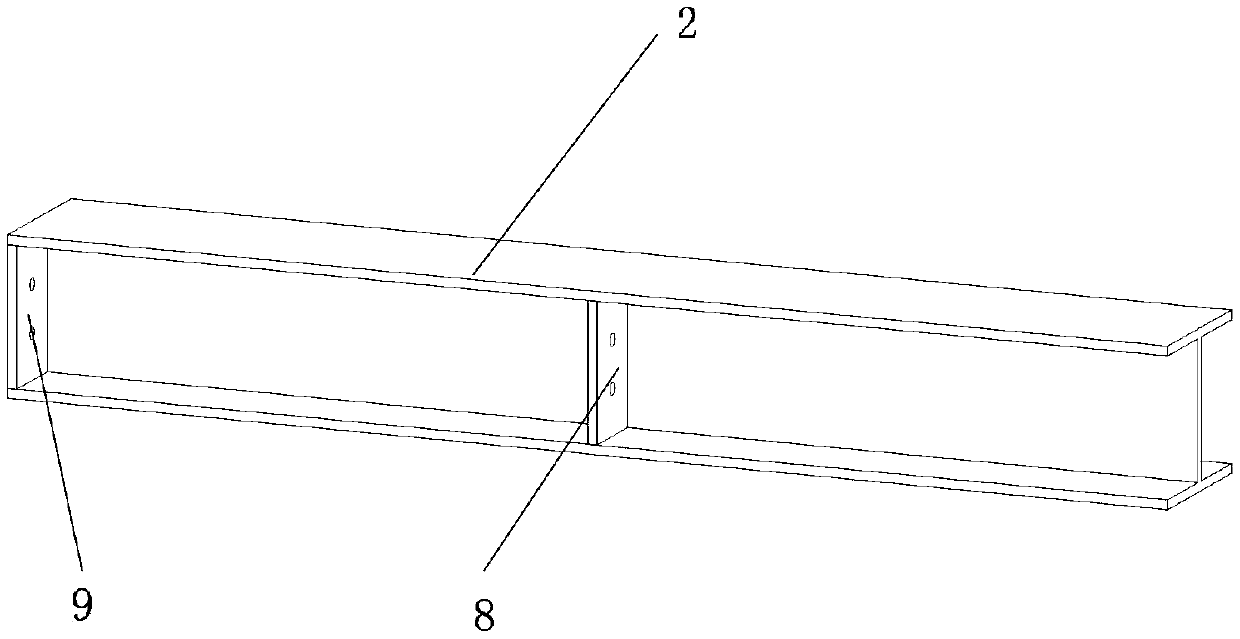 A multi-high-rise assembled modular self-resetting steel structure square tube column frame system