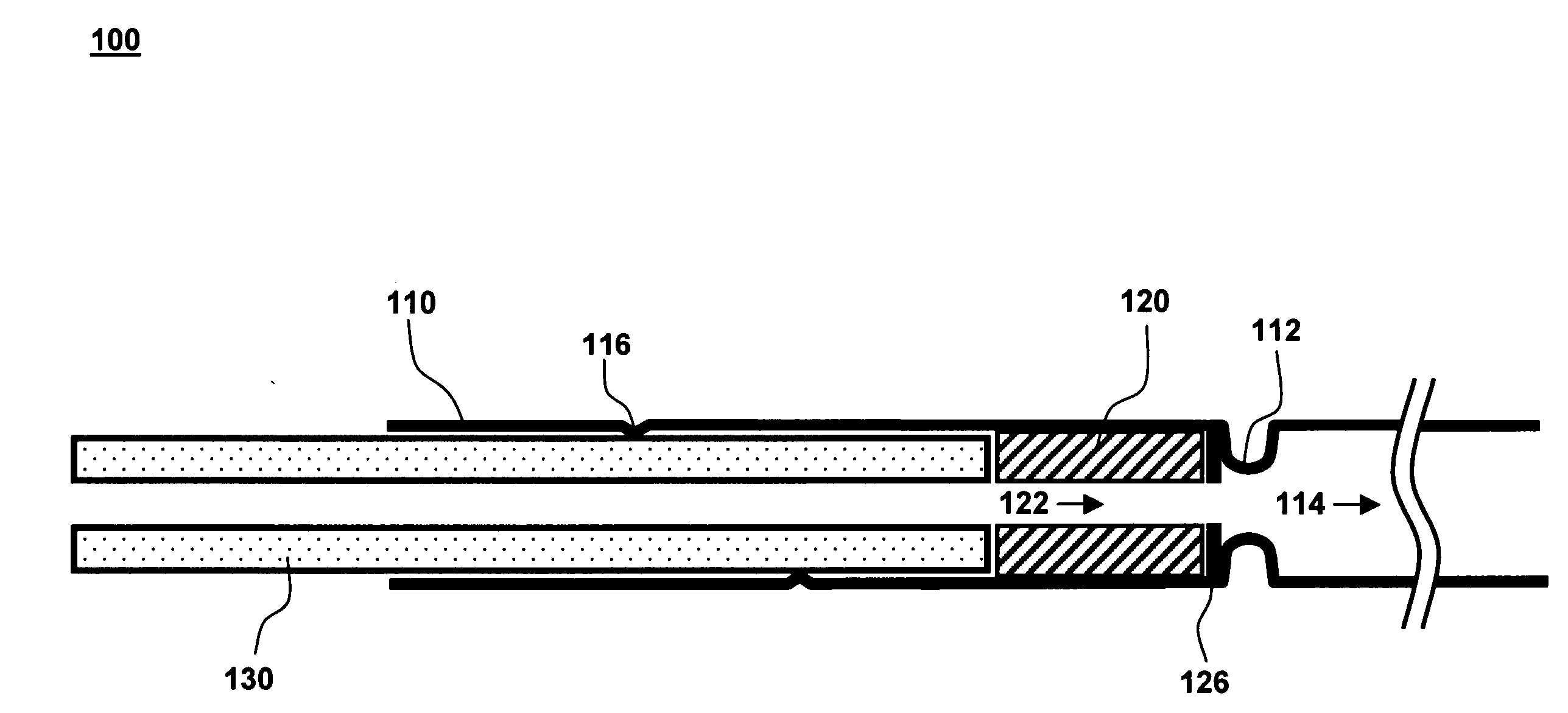 Low-profile valve contained within a catheter lumen