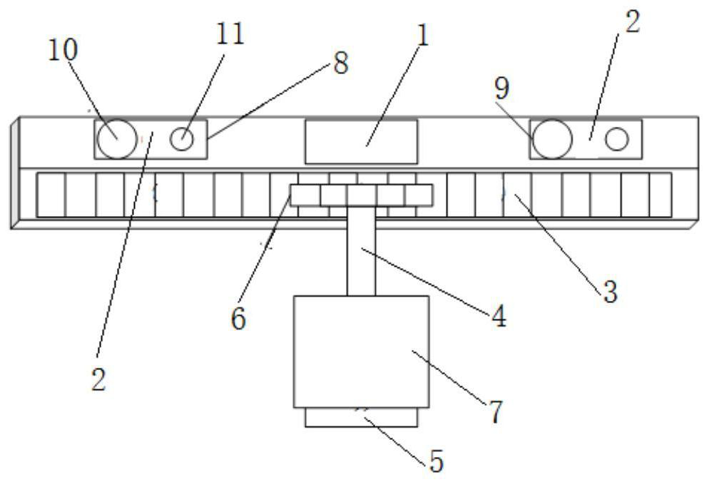 An orbital robot precise positioning system and precise positioning method