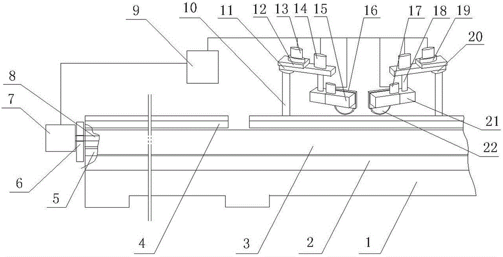 Automatic cutting device of multi-connected pipe fittings