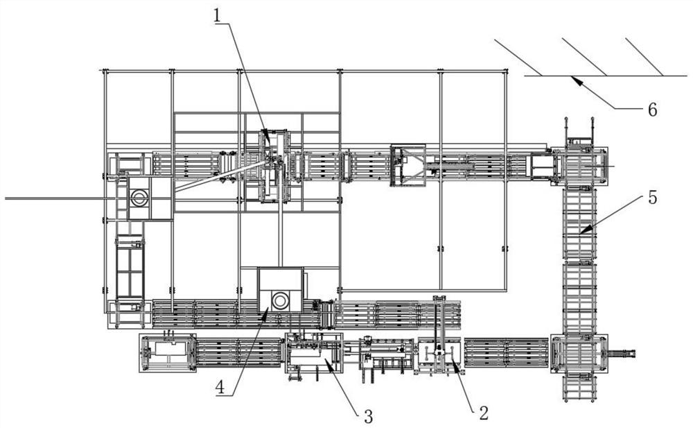 Automatic artificial board processing system and artificial board production process