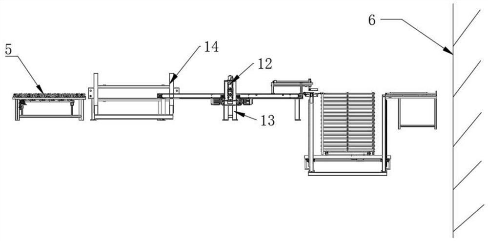 Automatic artificial board processing system and artificial board production process