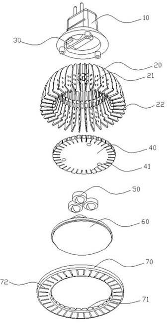 Light emitting diode (LED) lamp