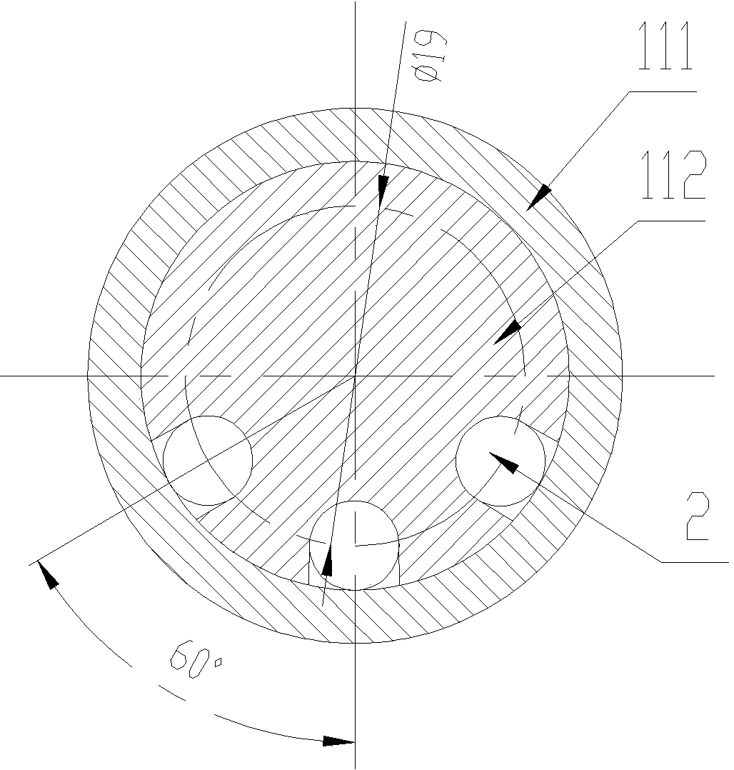 Source applicator for anal canal tumor radiotherapy