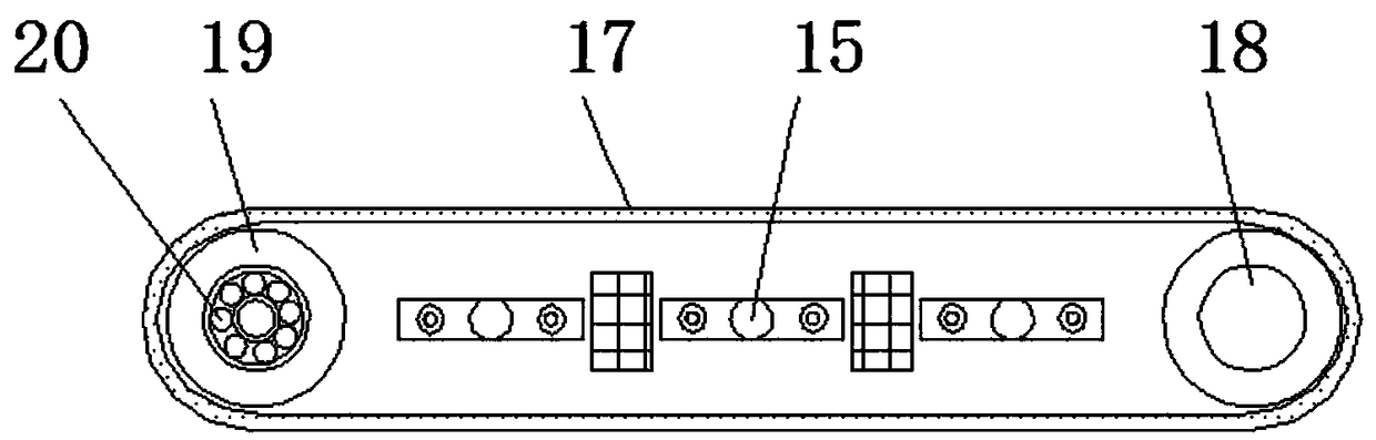 Road flowerpot type isolation device with publicity effect for civic building