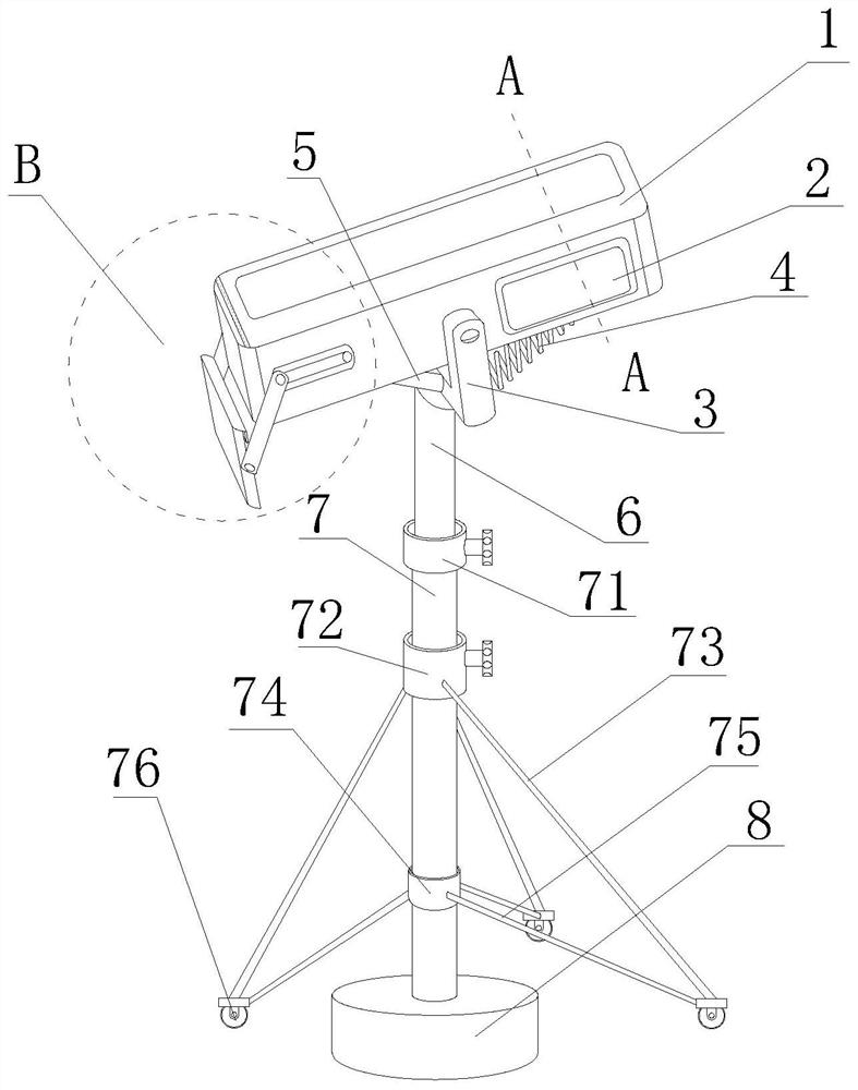 A fast-tracking system for movable follow-spot lights on the stage