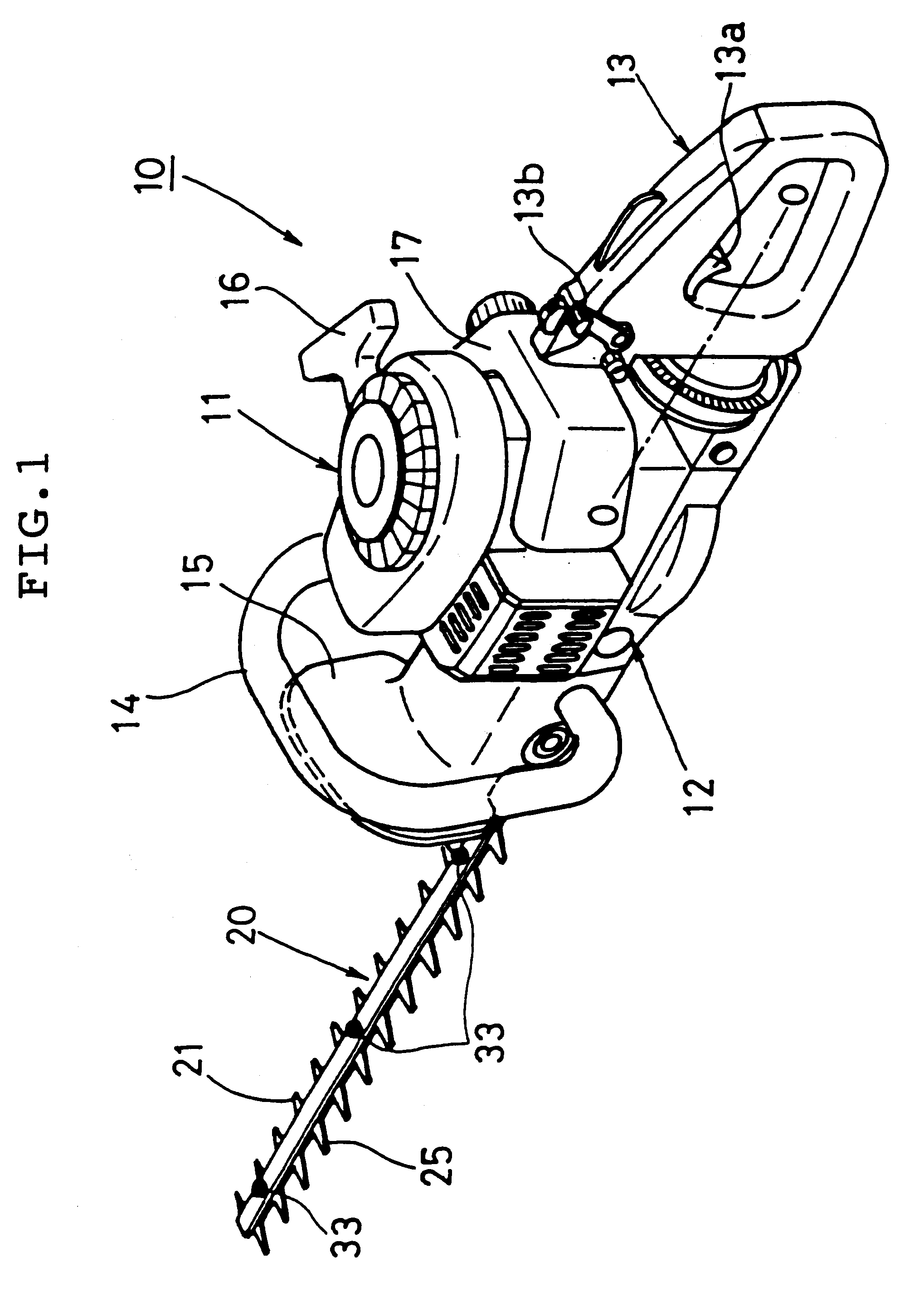 Hand-held power working machine