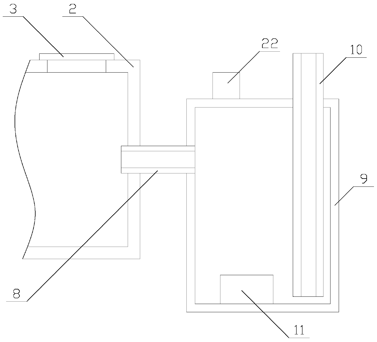 Dustproof ball milling equipment with good heat dissipation effect for iron ore