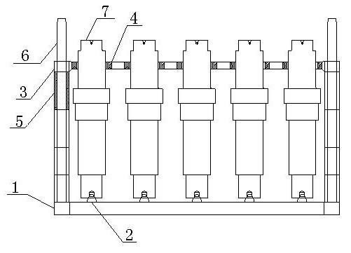 Gear shaft quenching work fixture