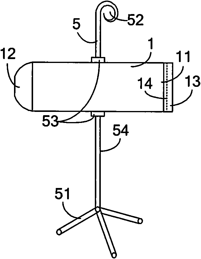 Plant transpiration measuring device