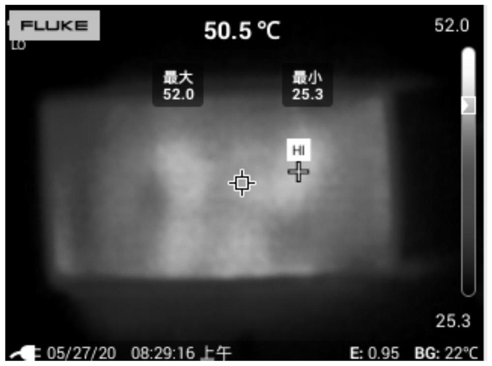 Low-voltage infrared electrothermal film and preparation method thereof