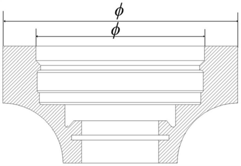 Method and application of partial plasma spraying nicraly coating on inner wall of aluminum alloy casing with boss